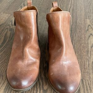 Distressed Vince Camuto Ankle Boots